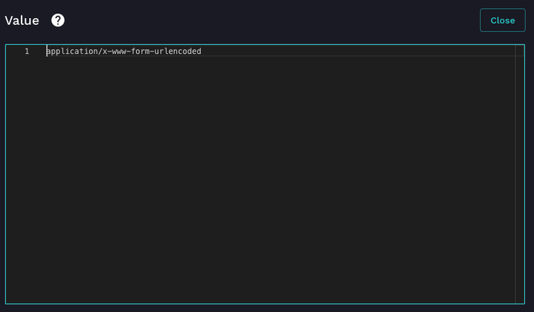 Header Value
